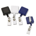 Square Retractable Badge Holder